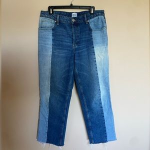 BDG Jessie Two-Tone Crop Jean